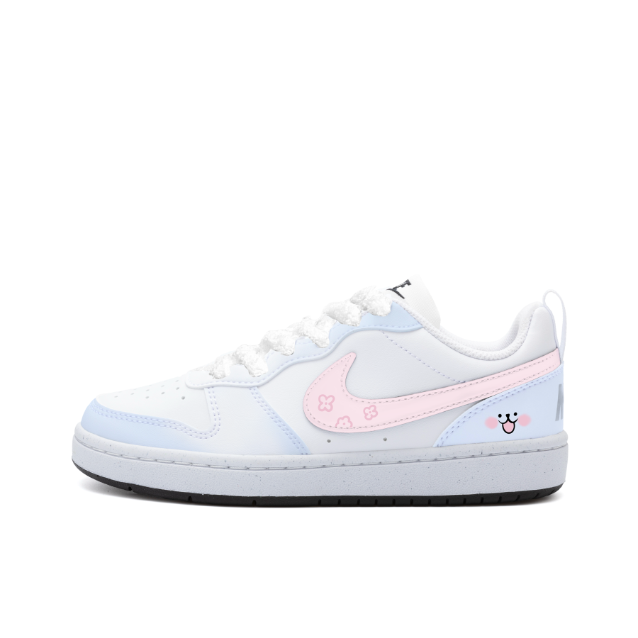 Nike Nike Court Borough Synthetic Leather Abrasion Resistant Lightweight Low top Skateboard Shoes Women's