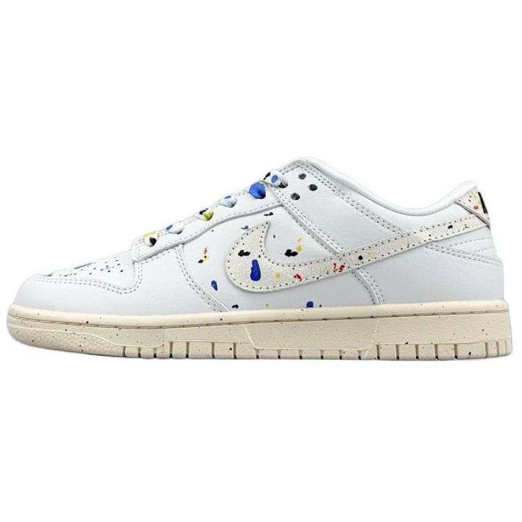 Nike Nike Slip Resistant Abrasion Resistant Low top Skateboard Shoes Unisex White