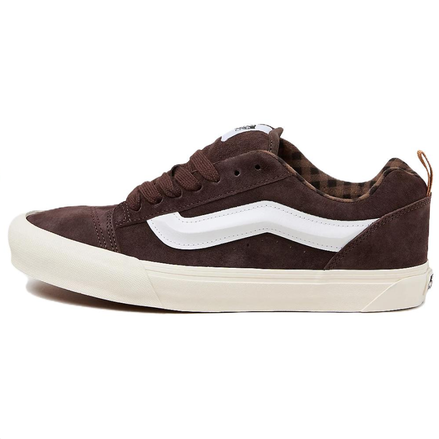 Vans Knu Skool Abrasion Resistant Low top Skateboard Shoes Women's Brown