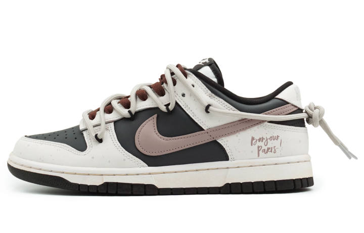 Nike Nike Dunk Skateboard Shoes Men's Low Top Black/Beige