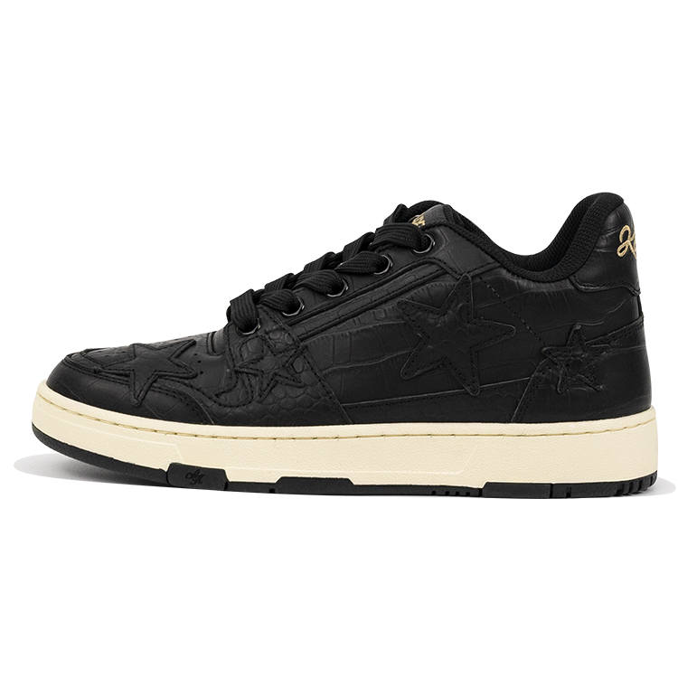 KAALIXTO Cushioning, Wear Resistant Low top Skateboard Shoes Unisex Black