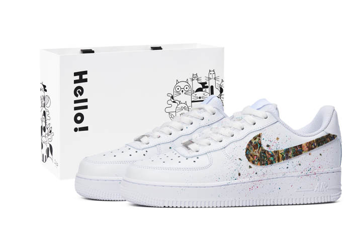 Nike Nike Air Force 1 Abrasion Resistant Abrasion Resistant Low top Skateboard Shoes Unisex White