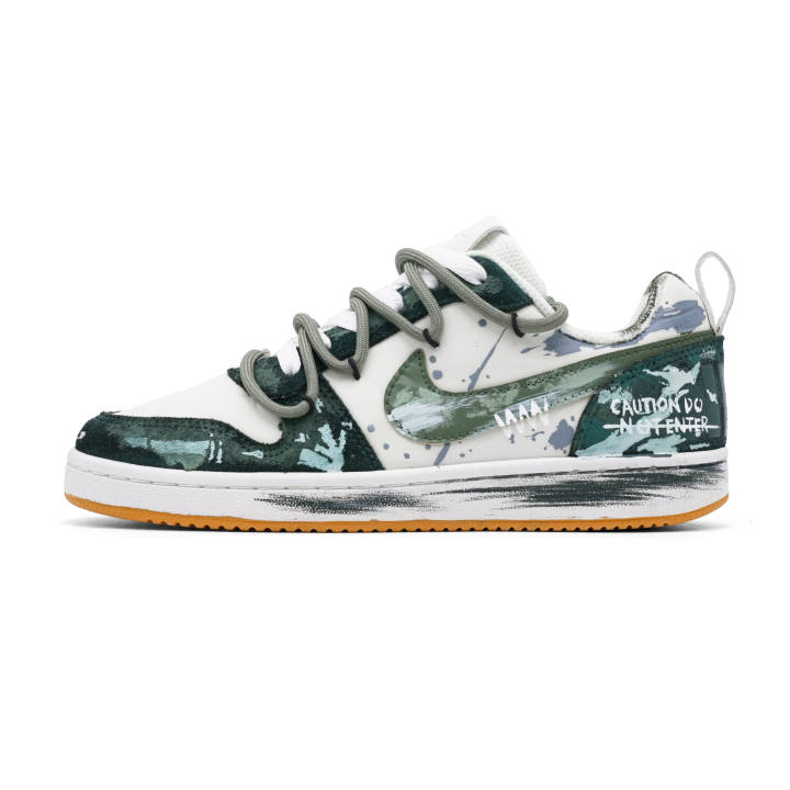 Nike Nike Court Borough PRM Tranquil Ruins Canvas Cushioning Abrasion Resistant Cushioning, Wear Resistant Low top
