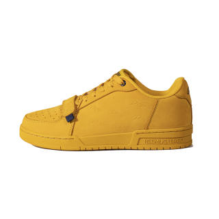REEMUSTERED Slip Resistant Abrasion Resistant Slip Resistant Abrasion Resistant Low top Skateboard Shoes Unisex Yellow