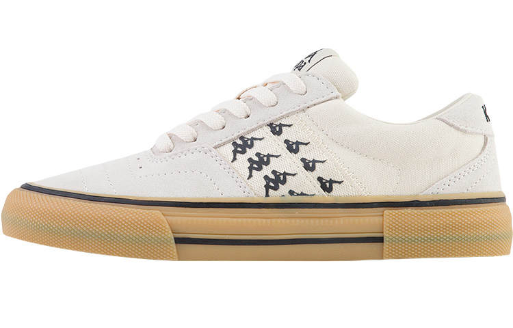 Kappa Abrasion Resistant, Lightweight, Balanced Low top Skateboard Shoes Unisex White Black