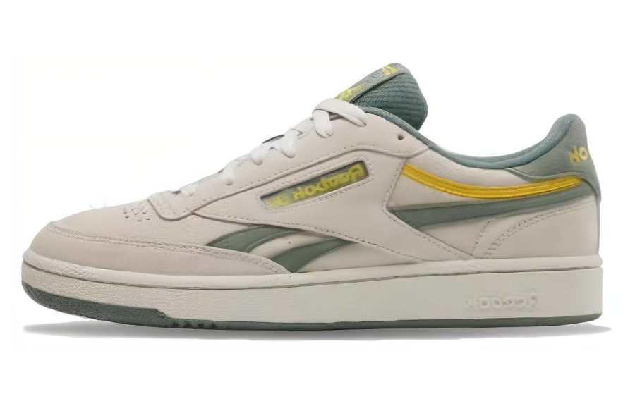 Reebok Club C Revenge Trek Green Classic Yellow Bone