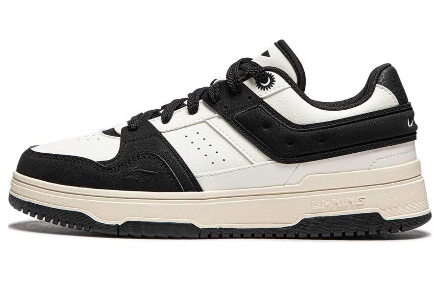 Li-Ning Li Ning Tianji 2.0 Slip Resistant Abrasion Resistant Low top Skateboard Shoes Men's White Black