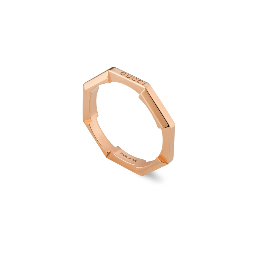 GUCCI Gucci Link to Love 18k mirrored ring