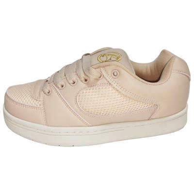 JINJIJIANG Coverage Abrasion Resistant, Breathable Low top Skateboard Shoes Women's Pink