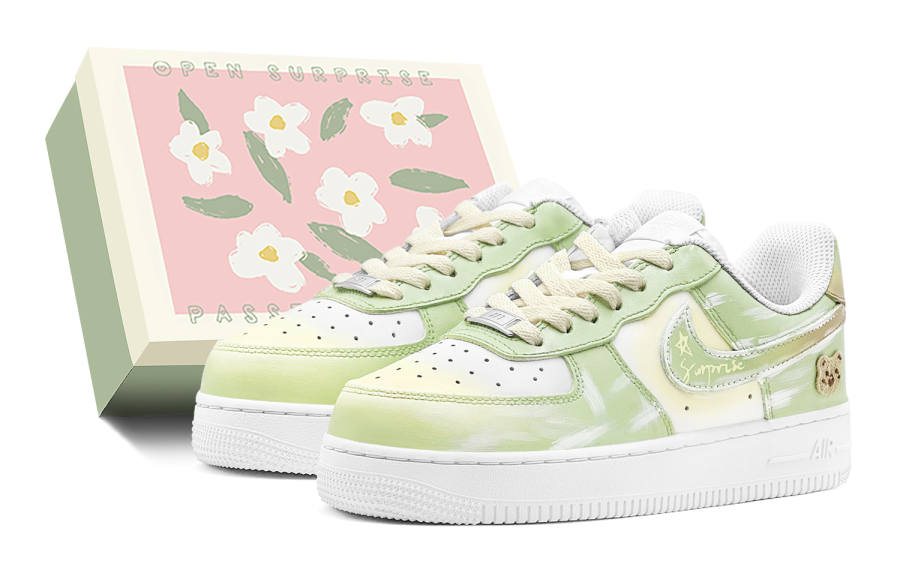 Nike Nike Air Force 1 Skateboard Shoes Women's Low Top Yellow
