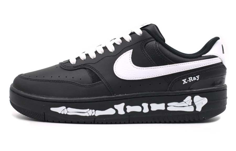 Nike Nike Gamma Force Slip Resistant Cushioning Abrasion Resistant Low top Skateboard Shoes Women's Black White