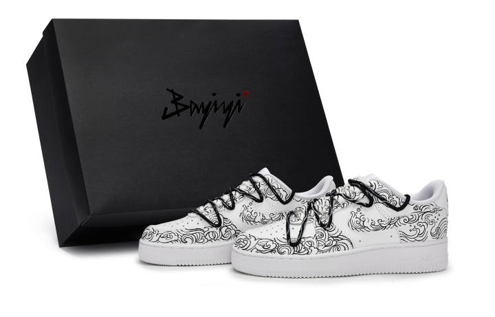 Nike Nike Air Force 1 Low top Skateboard Shoes Unisex Black White