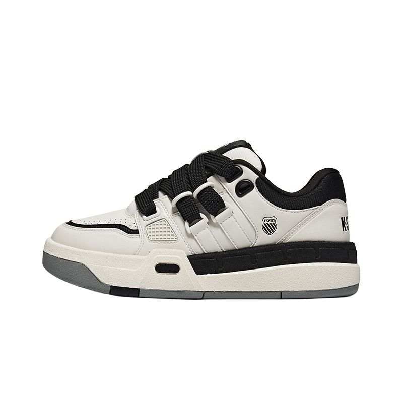 K·SWISS Abrasion Resistant Low top Skateboard Shoes Women's Gray White