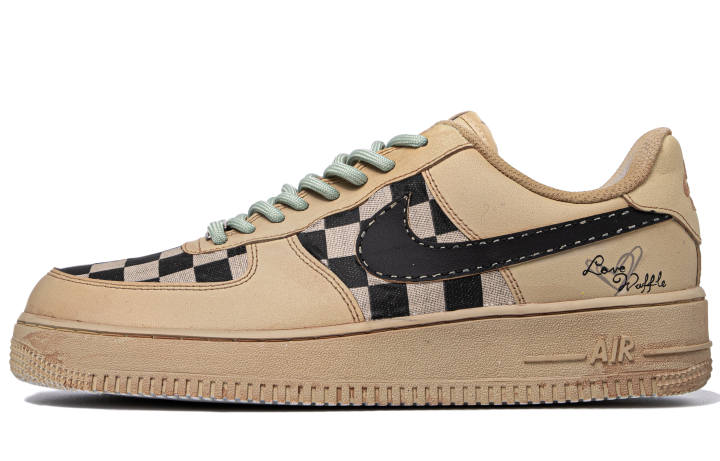 Nike Nike Air Force 1 Leather Coverage Slip Resistant Coverage Slip Resistant Low top Skateboard Shoes Men's
