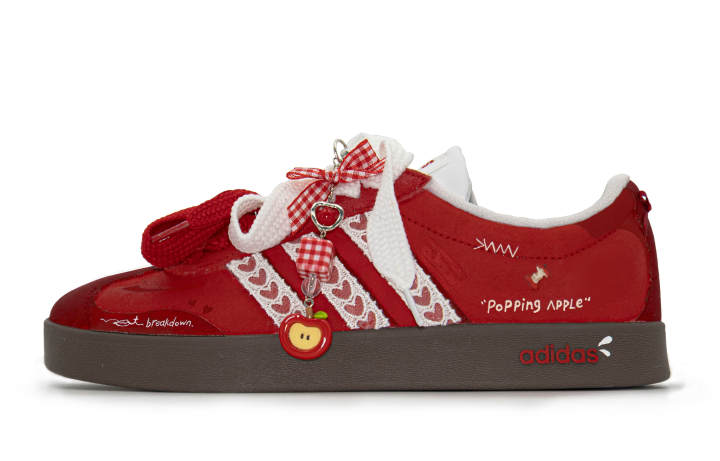 Adidas Adidas VL COURT 2.0 Naughty Red Rhythm MONE Manufacturing Abrasion Resistant Lightweight Breathable Height Increasing