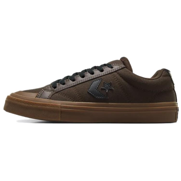 Converse Sport Casual Slip Resistant Abrasion Resistant Low top Skateboard Shoes Unisex Dark Brown