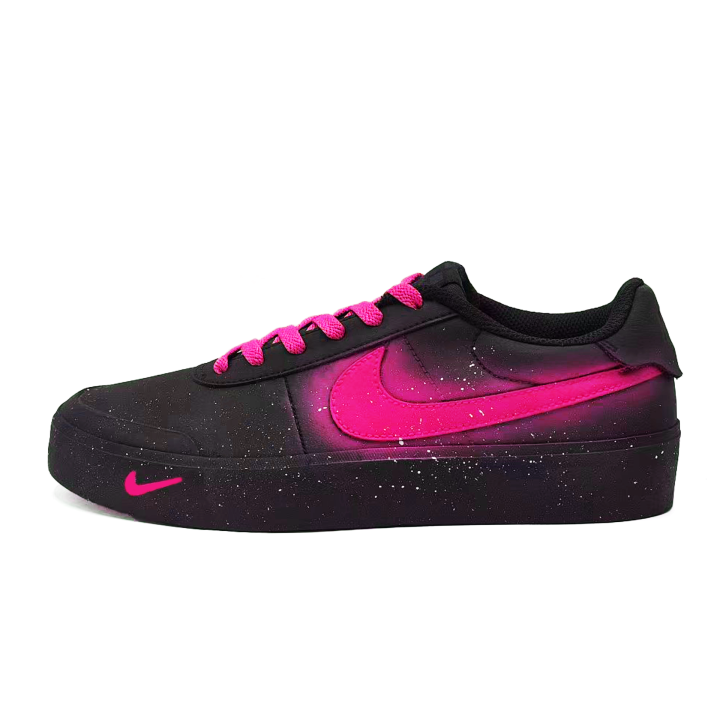 Nike Nike Court Shot Pixel Burn Injury Low top Skateboard Shoes Unisex Neon Red