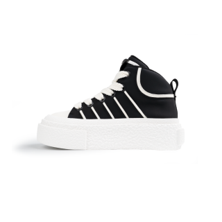 Lilbetter Microfiber Leather Thermal Coverage High top Platform Casual Skate Shoes Unisex