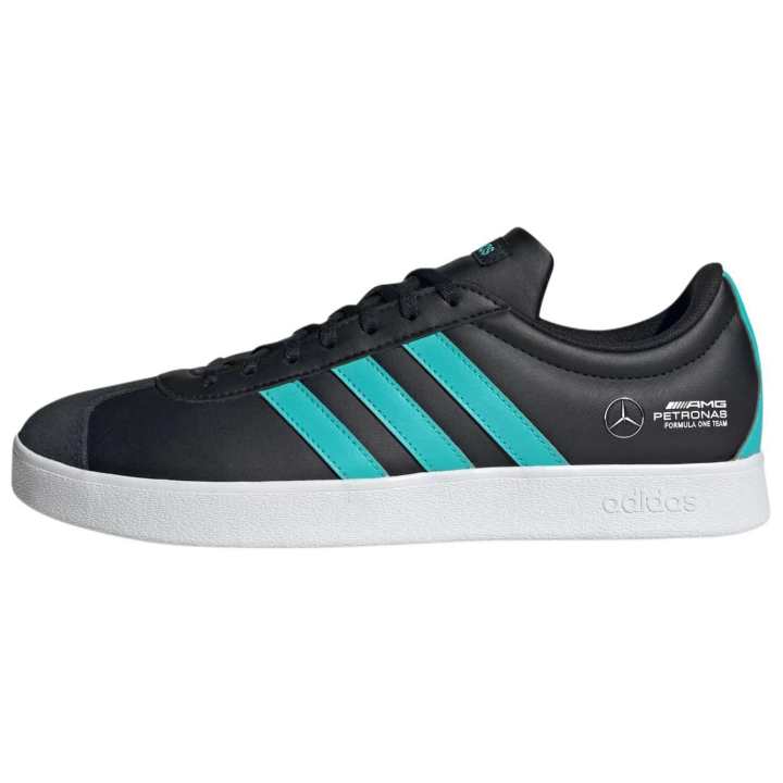 Adidas Adidas Vl Court Mercedes AMG Petronas Formula One Team Core Black Semi Mint Rush Cloud White