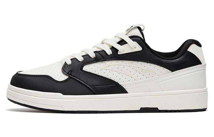 Anta Streetwear Collection Synthetic Leather Slip Resistant Abrasion Resistant Low top Skateboard Shoes Men's