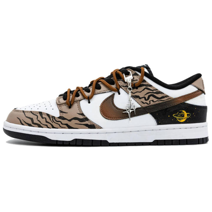 Nike Nike Dunk Mysterious Planet Slip Resistant Abrasion Resistant Low top Skateboard Shoes Unisex Brown