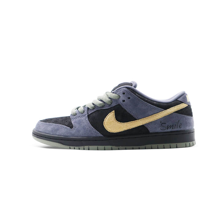 Nike Nike Dunk SB 'Smile' Suede American Vintage Slip Resistant Abrasion Resistant Low top Skateboard Shoes Unisex
