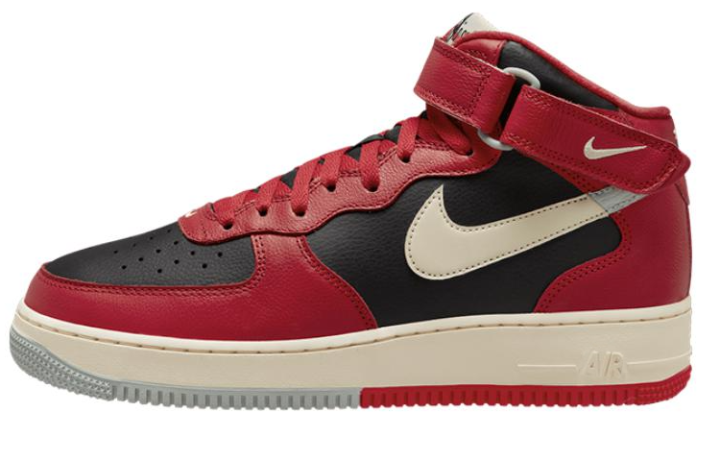 Nike Nike Air Force 1 Mid LV8 Split Black Red