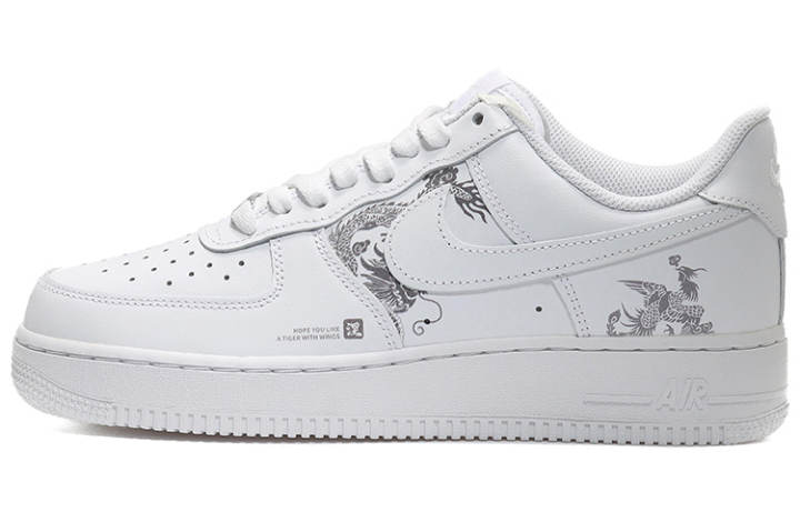 Nike Nike Air Force 1 Low Air Force 1 Low top Skateboard Shoes Women's White Gray