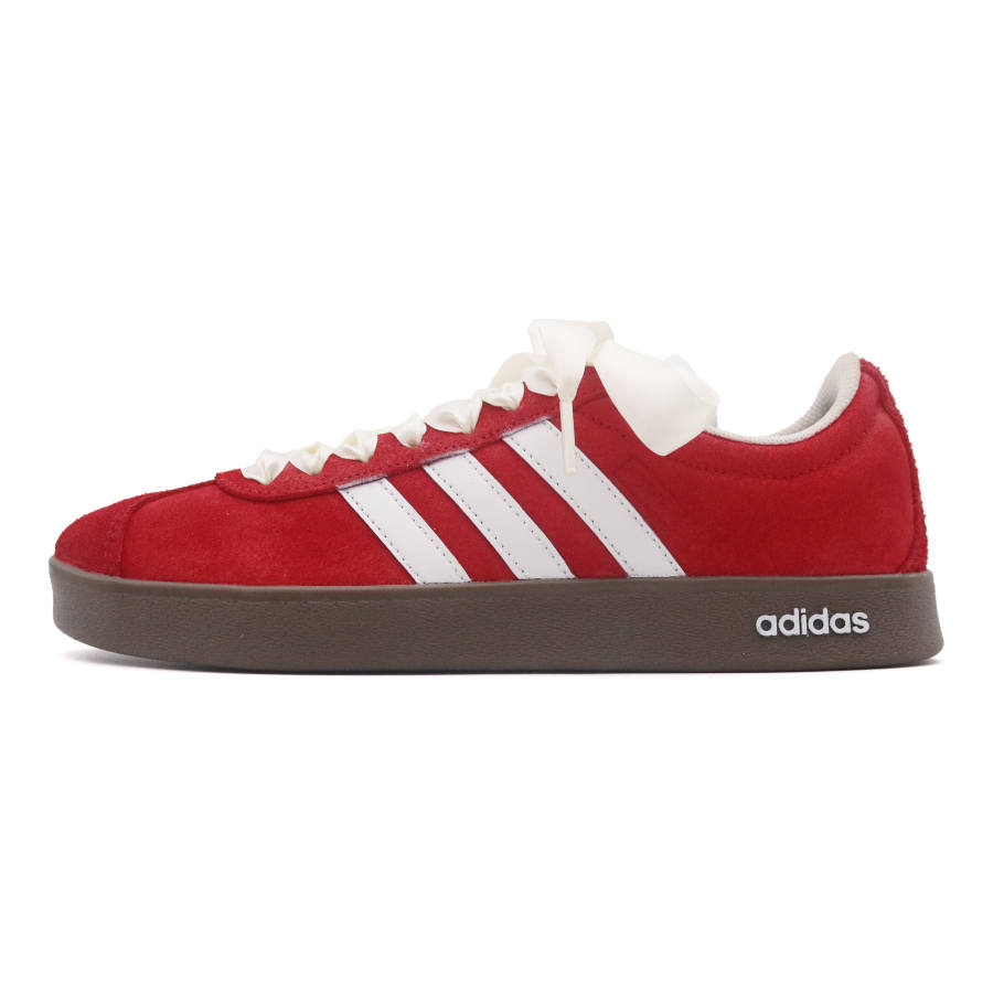 Adidas Adidas Vl Court Classic Skateboard Shoes Unisex Low Top Red/White