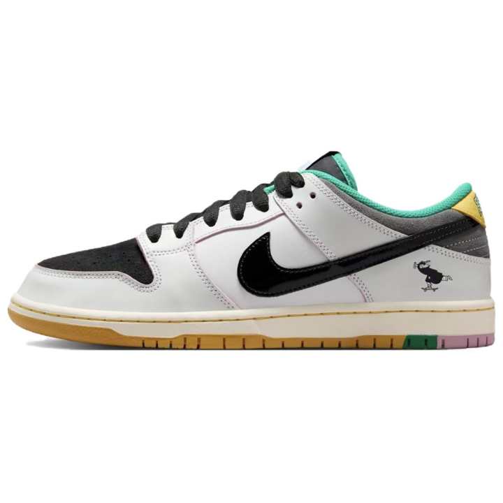 Nike Nike x CSEF Dunk SB Low top Skateboard Shoes Unisex White Green Black