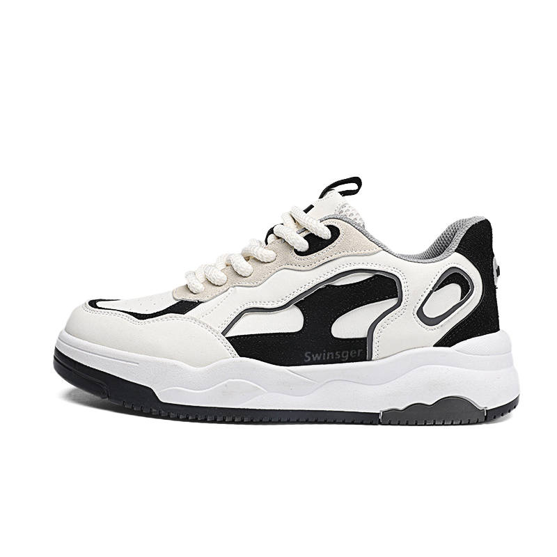 Swinsger Swinsger Lightweight Breathable Height Increasing Lightweight Breathable Height Increasing Low top Skateboard Shoes