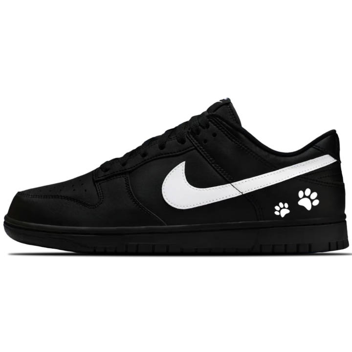 Nike Nike Dunk Abrasion Resistant Low top Skateboard Shoes Unisex Black White