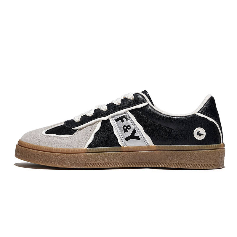 FEIYUE Low-top Skateboard Shoes Women's Black Gray