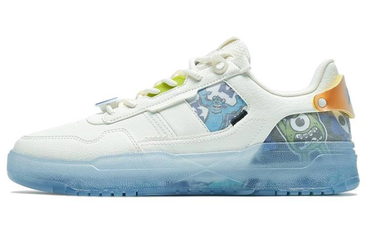 XTEP Monsters University Collection Low top Skateboard Shoes Men's White Yellow