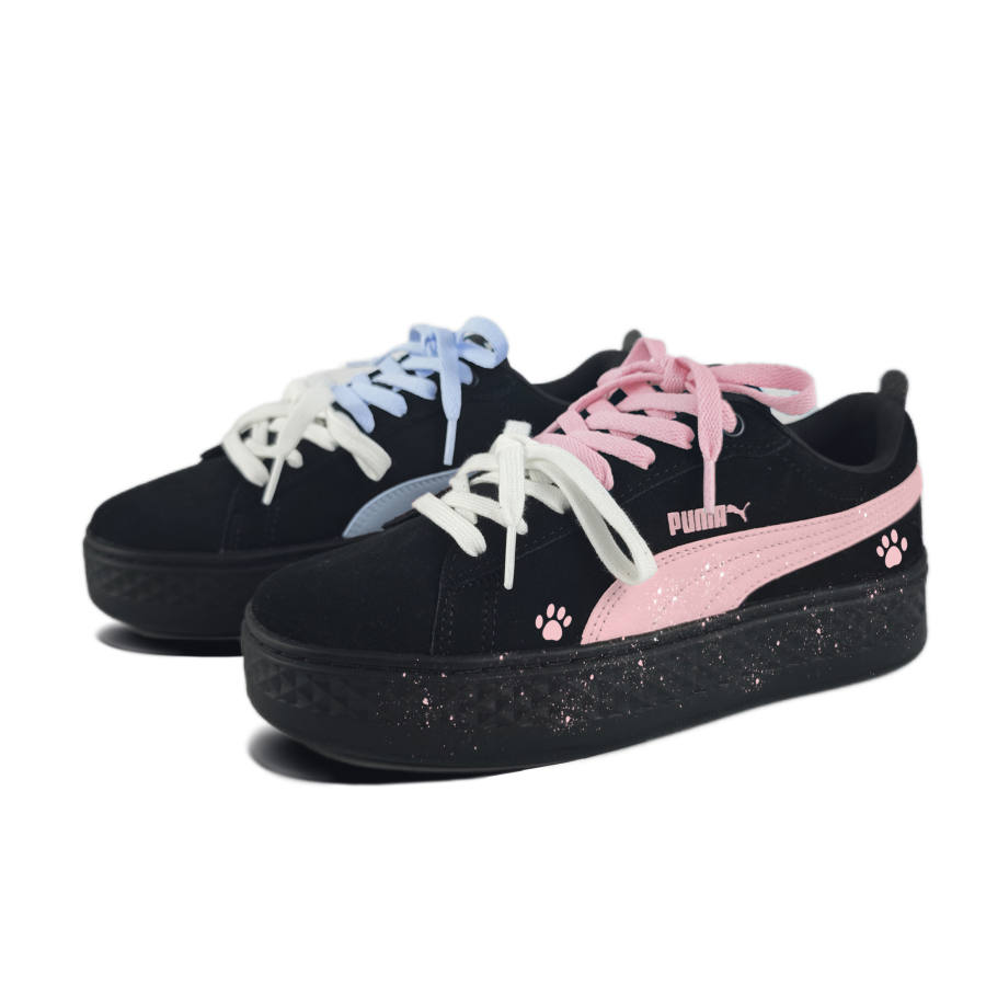PUMA PUMA Smash Platform Claws Abrasion Resistant Breathable Height Increasing