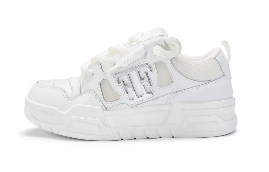 FERNANDA FRANKLIN Flying Fish Collection Trendy Low top Skateboard Shoes Women's White