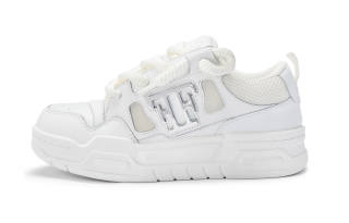 FERNANDA FRANKLIN Flying Fish Collection Trendy Low top Skateboard Shoes Women's White