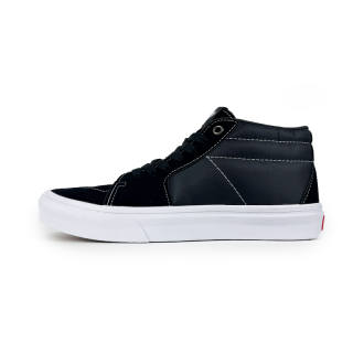 SUPSTORM Wear resistant, Lightweight, Breathable, And Non slip. Mid top Skateboard Shoes Unisex Black