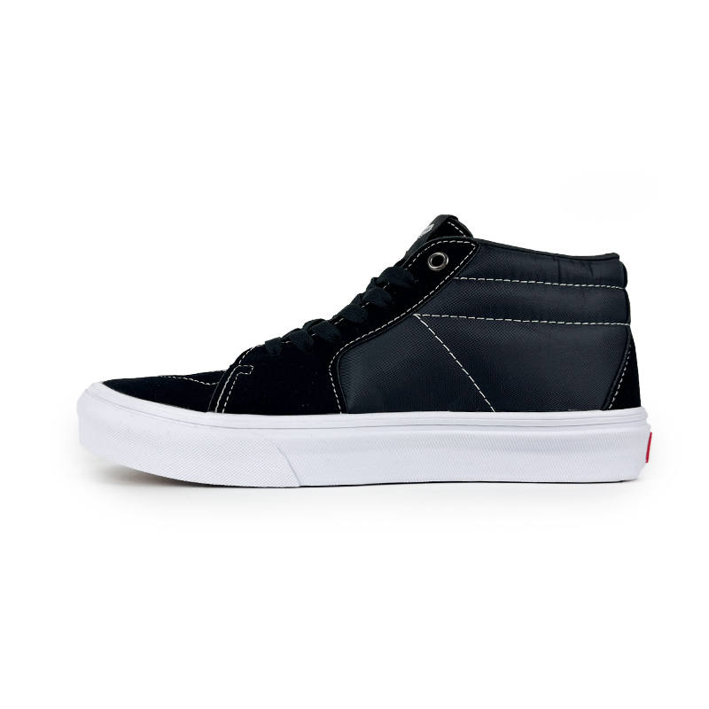 SUPSTORM Wear resistant, Lightweight, Breathable, And Non slip. Mid top Skateboard Shoes Unisex Black
