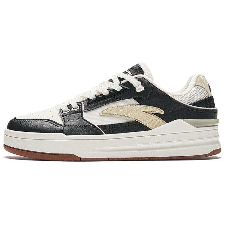 Anta Street Naughty Lite Abrasion Resistant Breathable Low top Skateboard Shoes Women's White Black