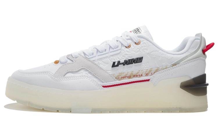 Li-Ning Li Ning 001 BTC Boom Synthetic Leather, Split Cow Leather Low top Slip Resistant Cushioning Abrasion Resistant