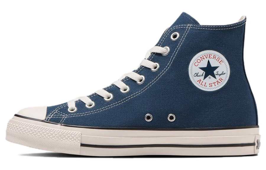 Converse All Star Slip Resistant Abrasion Resistant High top Skateboard Shoes Unisex Blue
