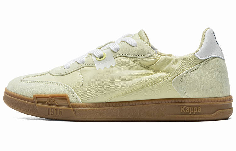 Kappa Low top Skateboard Shoes Women's Yellow White