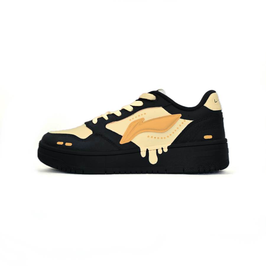 Li-Ning Li Ning Tianji Soft Skateboard Shoes Women's Low Top Black/Yellow