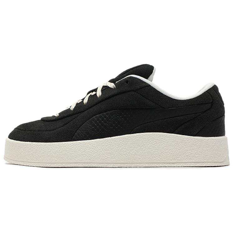 PUMA BLKTOP Slip Resistant Abrasion Resistant Low top Skateboard Shoes Unisex Black