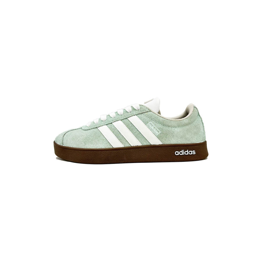 Adidas Neo VL Court 2.0 YIMING Manufacturing, Matcha Cute Low top Skateboard Shoes Unisex Green White