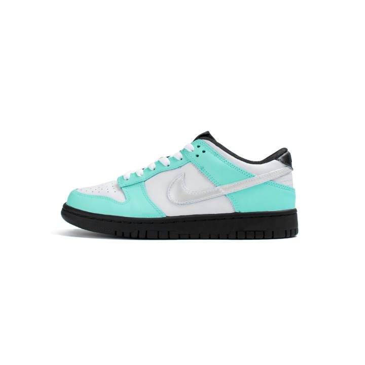 Nike Nike Dunk Abrasion Resistant Low top Skateboard Shoes Unisex Cyan