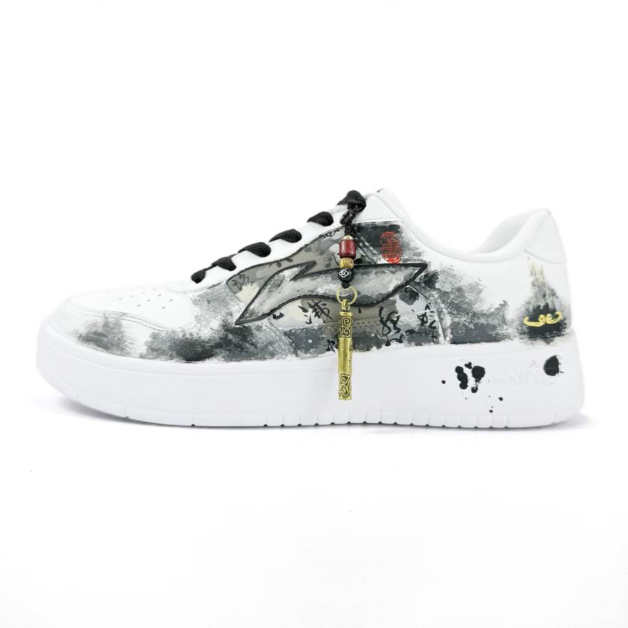 Li-Ning Li Ning Floating Boat Calligraphy Artworks Black Myth Sun Wukong Slip Resistant, Abrasion Resistant, Breathable