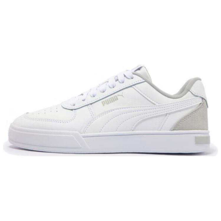 PUMA Caven Abrasion Resistant Low top Skateboard Shoes Unisex White