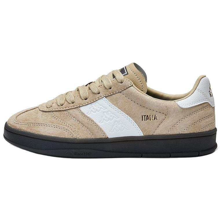 Kappa Slip Resistant Abrasion Resistant Low top Skateboard Shoes Unisex Khaki